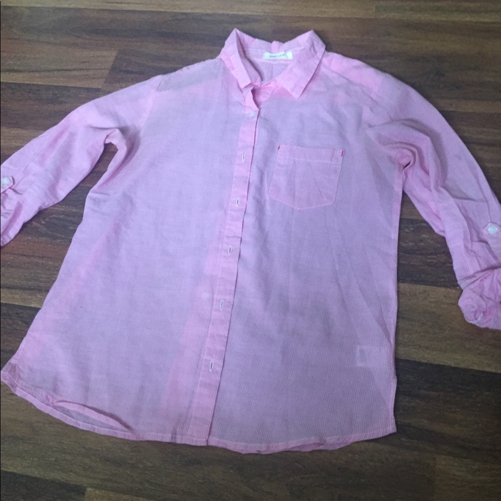 Pin Striped Button Up